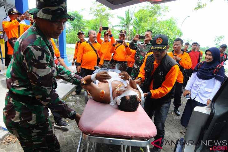 Latihan gabungan digelar untuk penanggulangan bencana Gunung Merapi