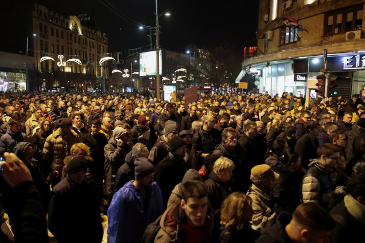Protes terhadap Presiden Serbia masuki pekan keenam