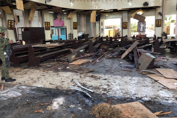 Suami istri pelaku bom bunuh diri di gereja Filipina adalah WNI