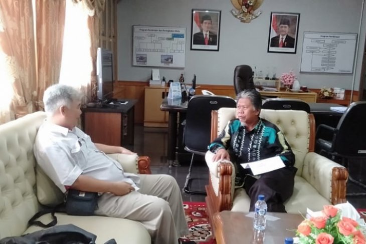 Kepala Biro LKBN Antara silaturahmi dengan Kepala LLDIKTI