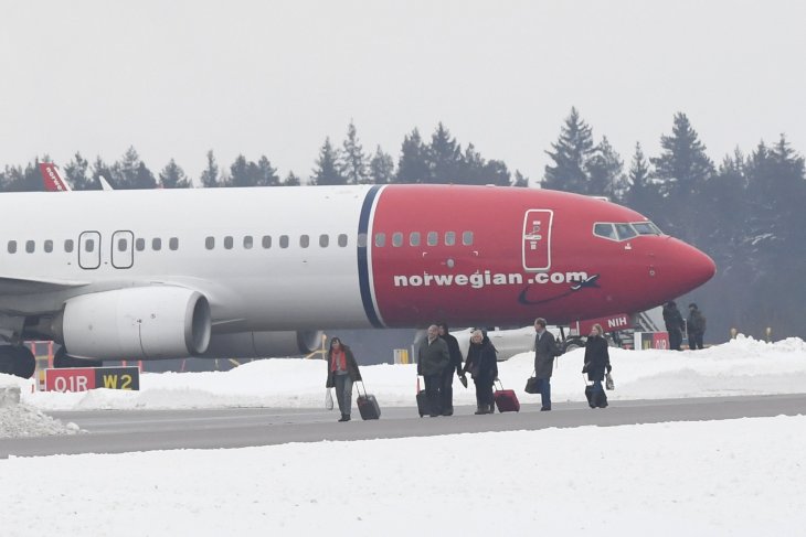 Pesawat Norwegia mendarat di Stockholm karena ancaman bom