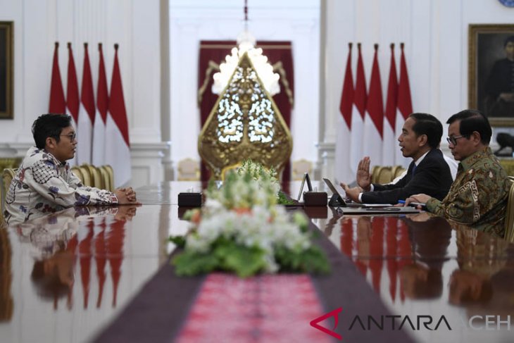 Presiden Jokowi terima CEO Bukalapak