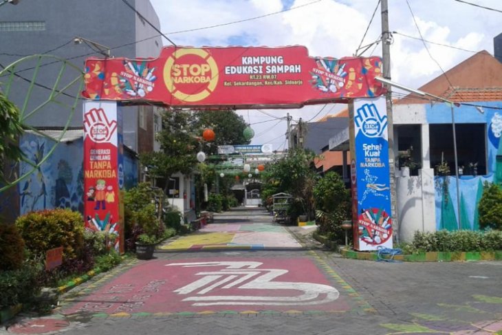 Kampung Edukasi Sampah Sidoarjo Rintis Wilayah Bebas Narkoba