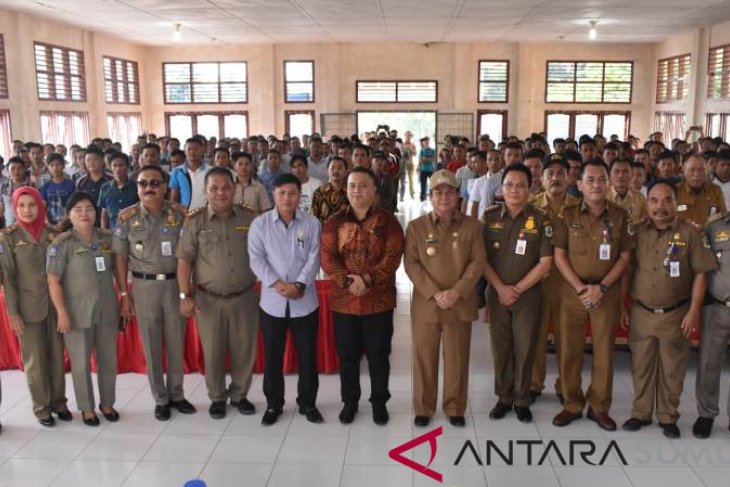 Pemkab Nias latih Linmas kesiapan hadapi pemilu