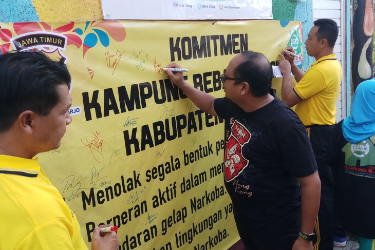 Sekardangan Sidoarjo dijadikan kampung bebas narkoba