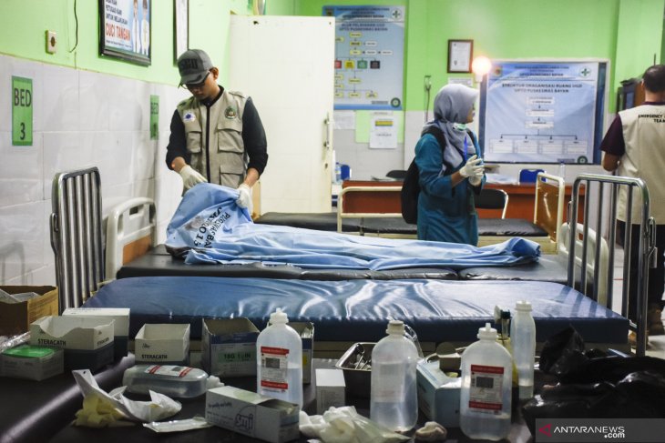 BNPB sebut korban jiwa di Banten bukan karena tertimpa bangunan