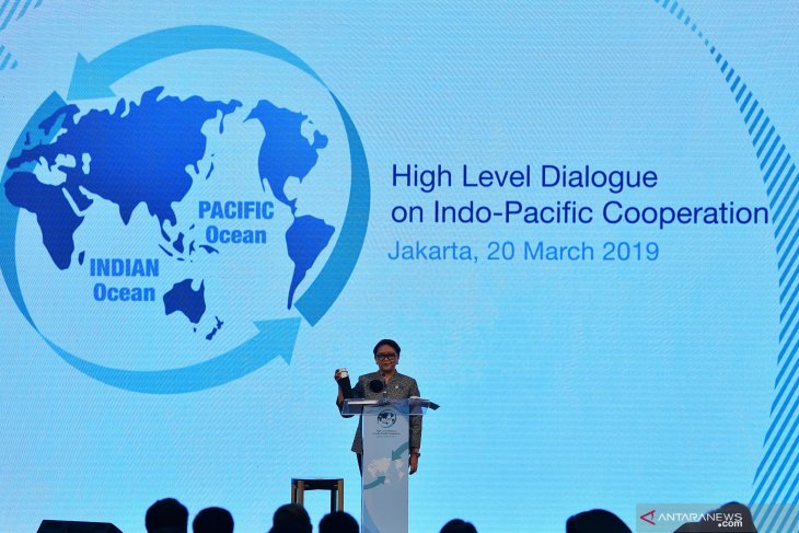 Menlu: kerja sama konkret Indo-Pasifik selaras visi poros maritim