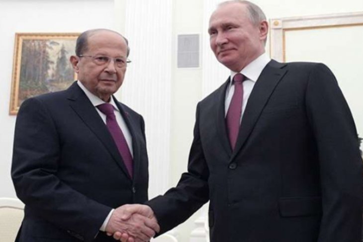 Putin-Aoun dukung Suriah perangi terorisme