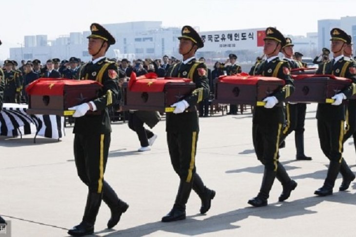 Korsel pulangkan 10 jasad prajurit China korban Perang Korea