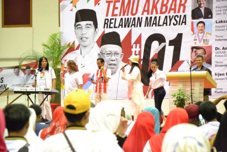 1.200 relawan Jokowi hadir di Kuala Lumpur