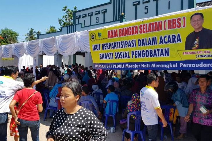 Yayasan BPJ beri pengobatan gratis bagi masyarakat Toboali