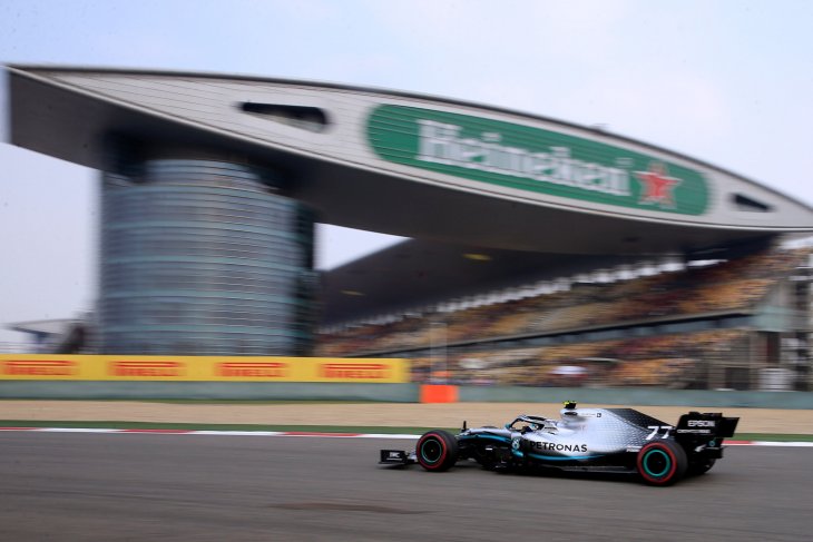 Valtteri Bottas ungguli Vettel di FP2 GP China
