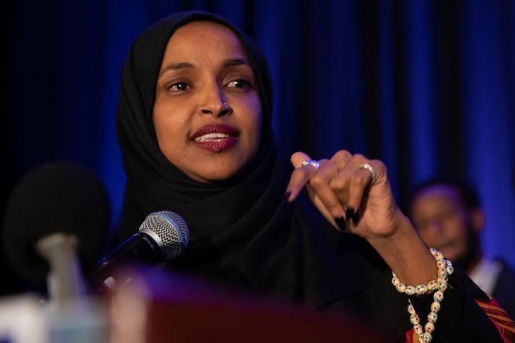 Ilhan Omar diserang putra Trump karena komentarnya mengenai 11/9