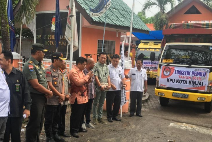KPU Binjai distribusikan logistik pemilu