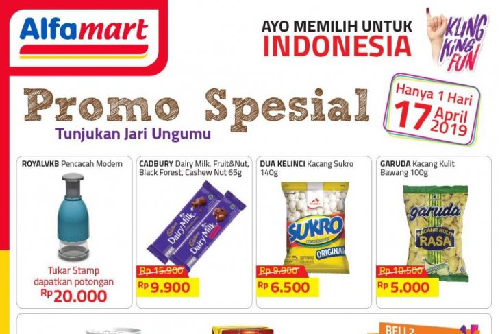 Alfamart Alfamidi Beri Diskon Setelah Nyoblos Pemilu