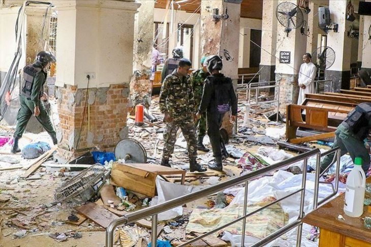 Jumlah korban jiwa serangan bom di Sri Lanka capai 207