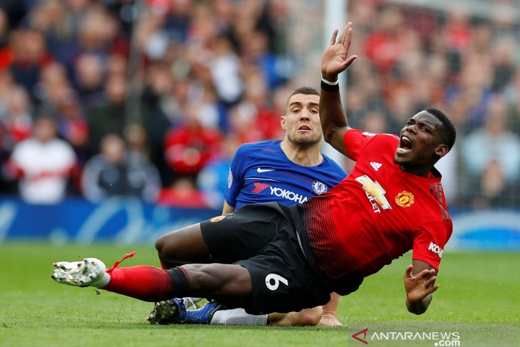 Liga Premier Inggris : Manchester United vs Chelsea imbang 1-1