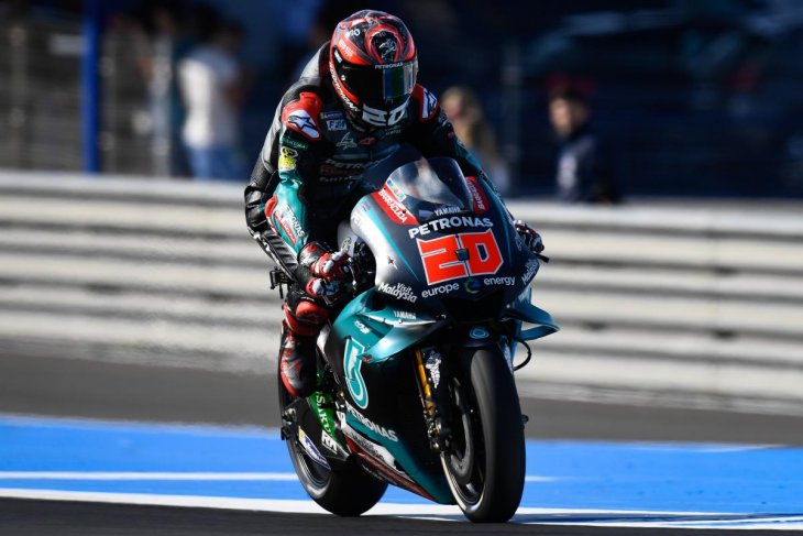 Kejutan di Jerez, Quartararo raih pole position ungguli Marquez