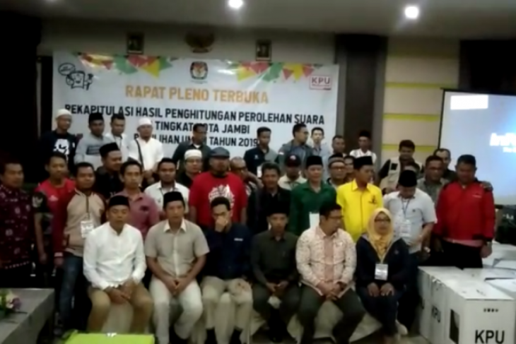 Pasangan Prabowo-Sandi unggul di Kota Jambi