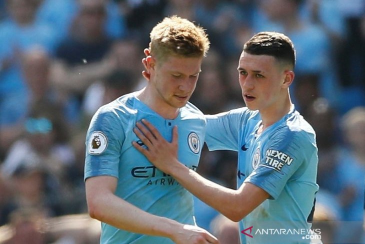 De Bruyne berpeluang turun di laga pamungkas City