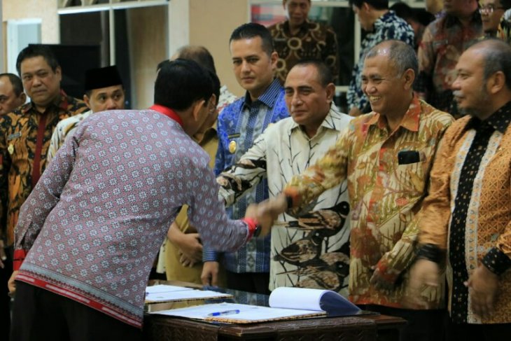 Bupati Simalungun di Rakor Pencegahan Korupsi Terintegrasi