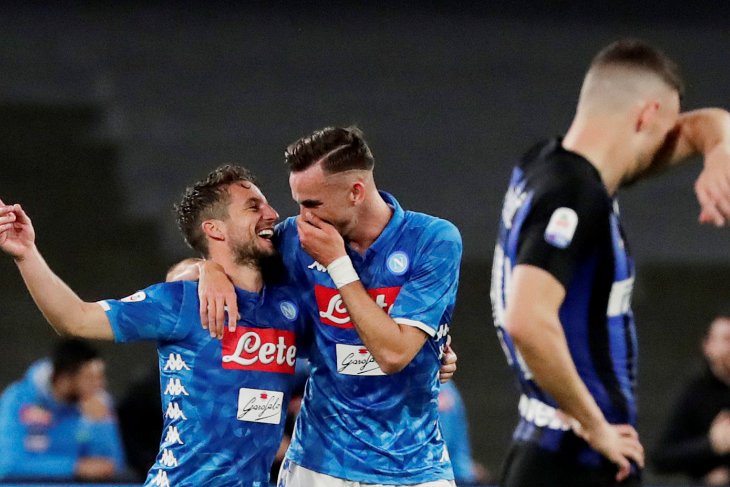 Napoli persulit Inter Milan masuk Liga Champions