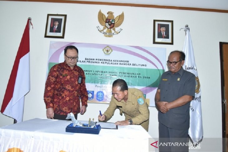 Bupati Bangka: WTP hasil kerja yang akuntabel