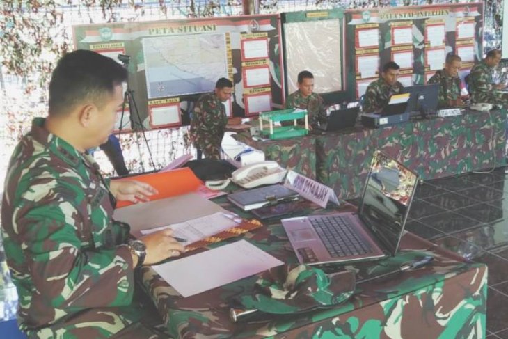 Kodim 0114 Aceh Jaya gelar latihan penanggulangan bencana alam