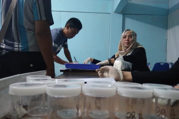 Satu orang terindikasi narkoba saat tes urine di Terminal Baranangsiang