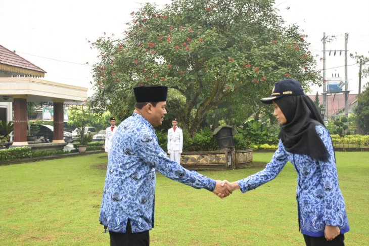 Dua ASN DKI Jakarta mengikuti peringatan hari lahir Pancasila di Tebing Tinggi