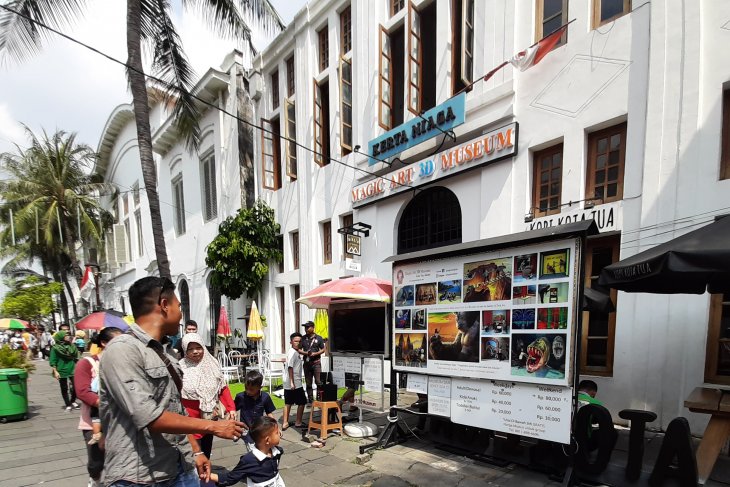 Exploring Jakarta's Kota Tua tourist attraction during Eid holidays