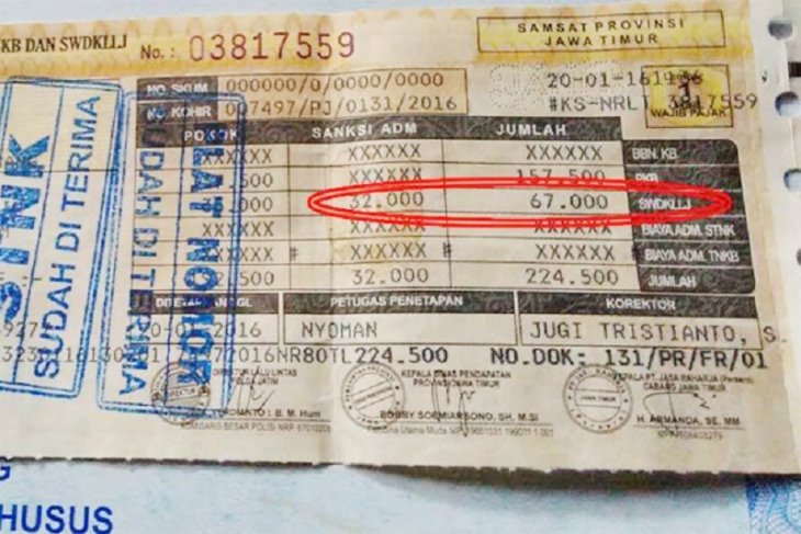 Bakeuda: Pajak kendaraan jatuh tempo libur Lebaran tidak kena denda