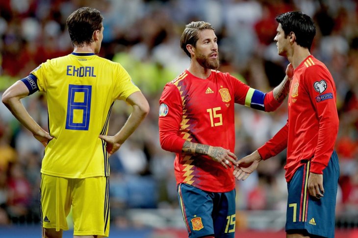 Sergio Ramos bela Spanyol di Olimpiade Tokyo 2020