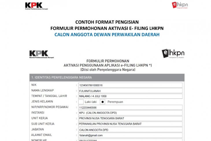 Sebagian anggota DPRD Kota Ambon terpilih serahkan LHKPN