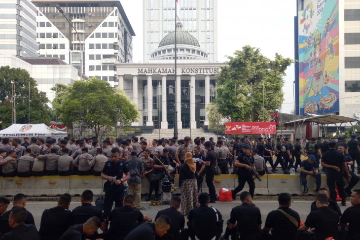 Pengamanan di Gedung MK diperketat
