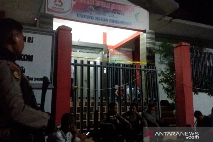 Seorang Napi Rutan Lhoksukon menangis minta jangan ditembak saat ditangkap kembali