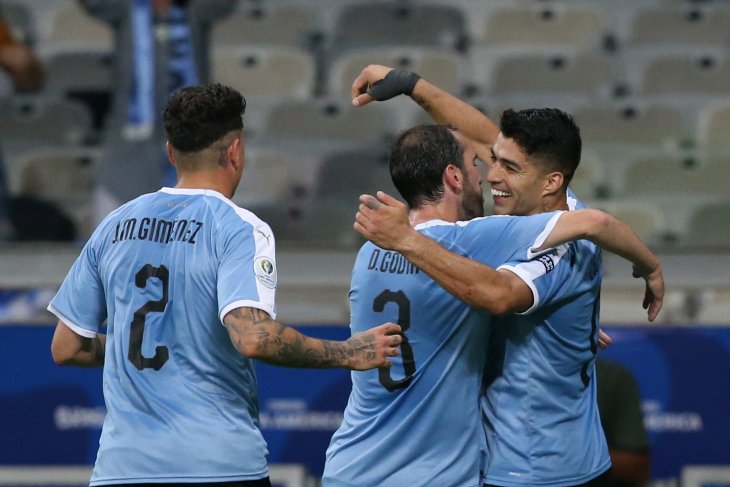 Uruguay hajar Ekuador empat gol tanpa balas