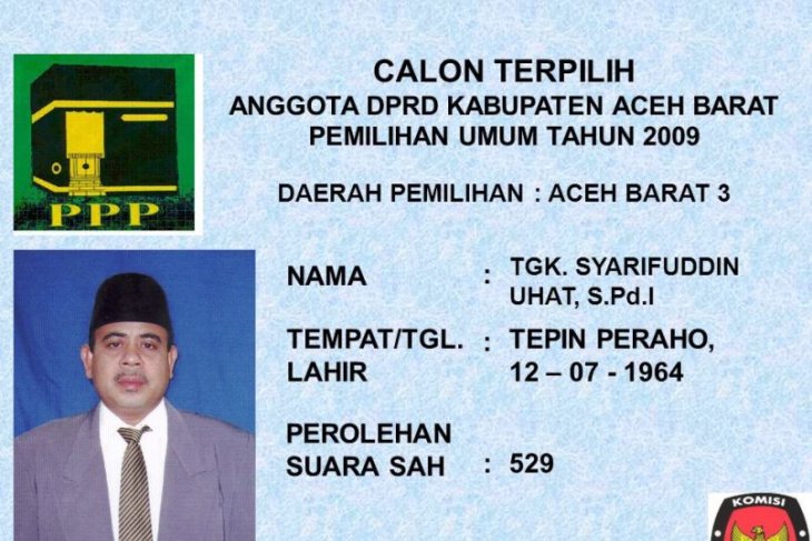 Ketua DPC PPP Aceh Barat tutup usia karena sakit