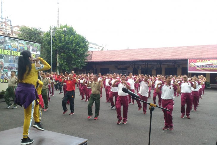 Jalin sinergitas Kodim 0204/DS gelar olahraga bersama Polres Tebing Tinggi