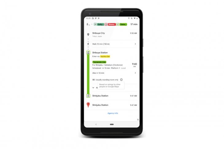 Google Maps bisa prediksi kepadatan penumpang bus dan kereta