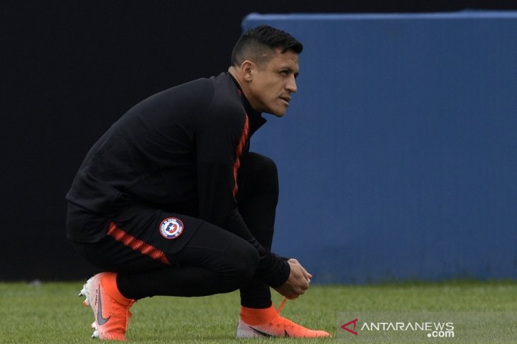 Alexis Sanchez tiba di Milan