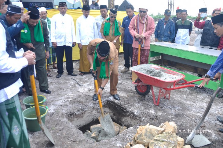 Pembangunan Pontren Nurul Ghufron Ketapang dimulai