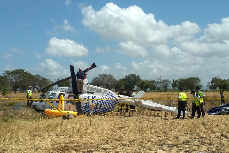 KNKT investigasi penyebab helikopter yang jatuh di Lombok Tengah