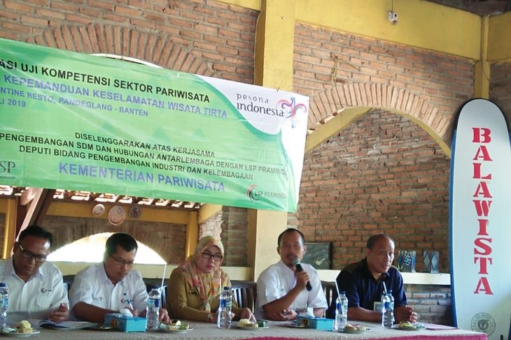 Balawista dan Kemenpar gelar uji kompetensi pemandu keselamatan di Banten