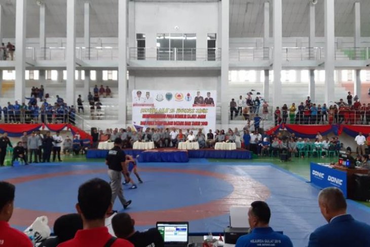 Bupati Batanghari hadiri pembukaan kejurda gulat Provinsi Jambi