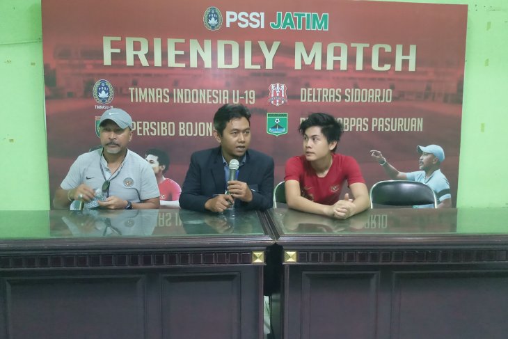 Timnas U-19 menang tipis 2-1 atas Persibo Bojonegoro