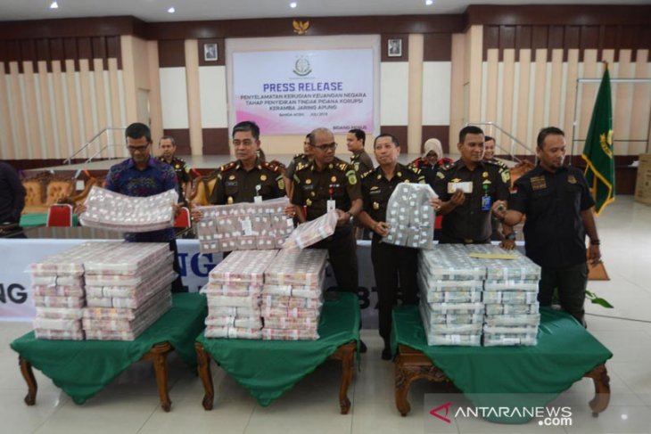 Kejati Aceh sita uang PT Perikanan Nusantara Rp36,2 miliar