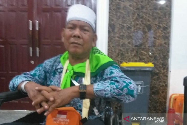 Calhaj sakit asal Padang Lawas berharap sembuh di Mekkah