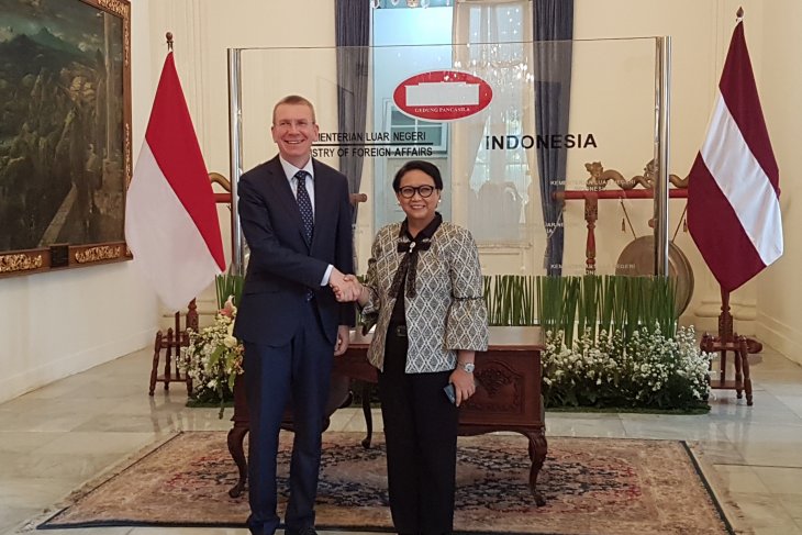 Isu sawit jadi pembahasan Menlu RI-Latvia