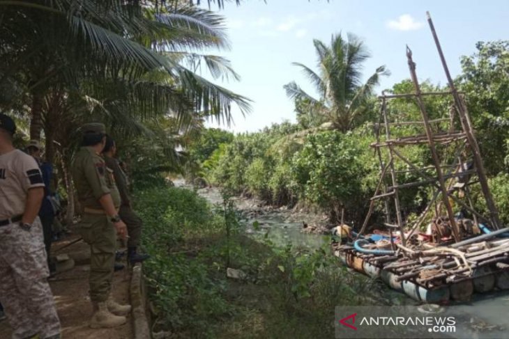 Satpol PP Babel razia tambang ilegal di sejumlah lokasi